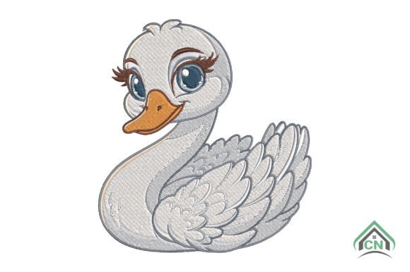 Cute Swan Embroidery Design Review for Real Projects