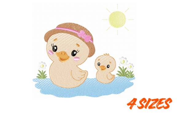 Duck Mom Baby Embroidery Design Set Review