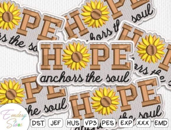 Hope Anchors the Soul Embroidery Review