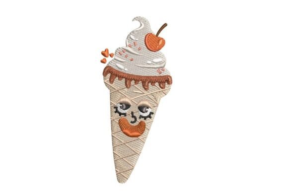 Kawaii Ice Cream Cone Embroidery Review