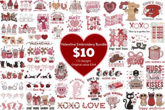 Valentine Embroidery Bundle Review for Boutique Brands